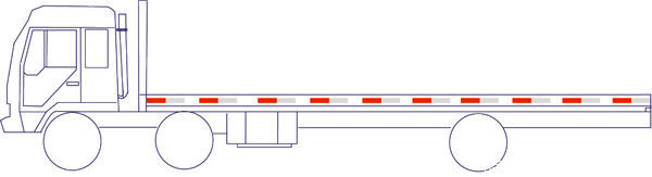敢冒险罚200元&nbsp;奔驰6驱皮卡情迷反光贴