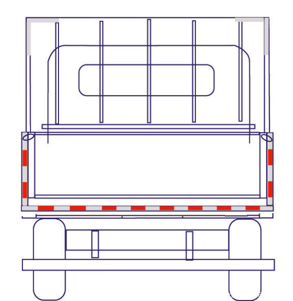 敢冒险罚200元&nbsp;奔驰6驱皮卡情迷反光贴
