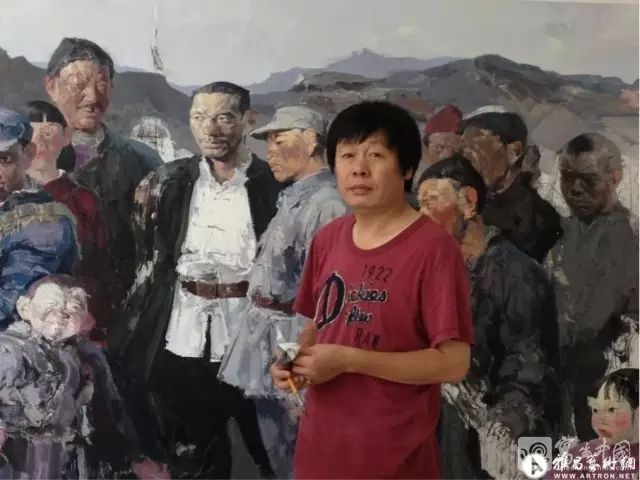 张延昭油画作品及创作过程