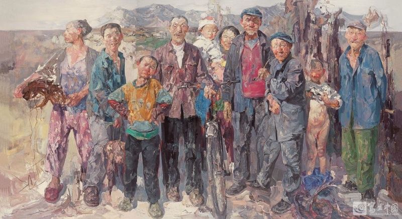 张延昭油画作品及创作过程