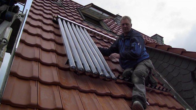 德国屋顶<a href=/topic/1206.html target=_blank>太阳能</a>集热器一瞥