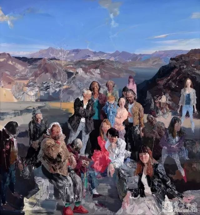 张延昭油画作品及创作过程