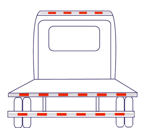 敢冒险罚200元&nbsp;奔驰6驱皮卡情迷反光贴