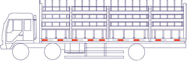 敢冒险罚200元&nbsp;奔驰6驱皮卡情迷反光贴