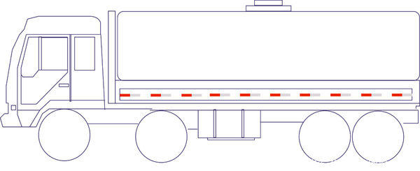 敢冒险罚200元&nbsp;奔驰6驱皮卡情迷反光贴