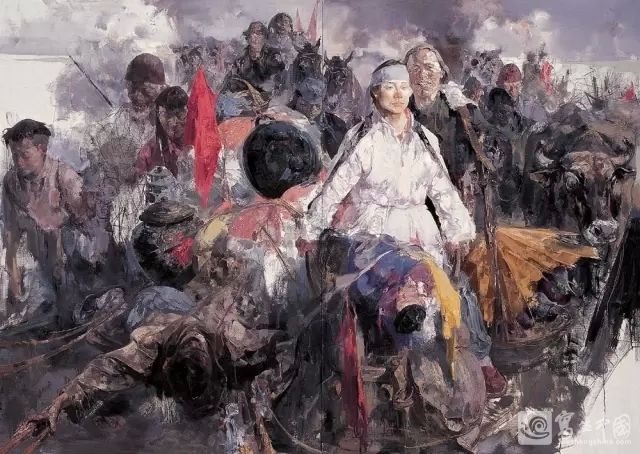 张延昭油画作品及创作过程